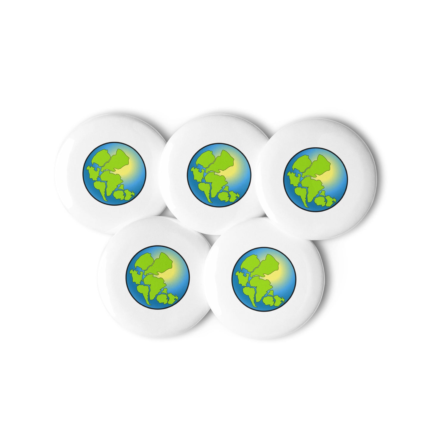 Made World Pin Buttons