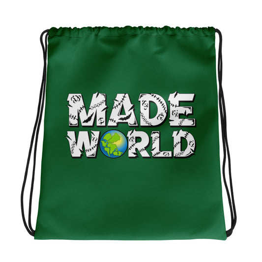 Made World Drawstring Bag (Green)