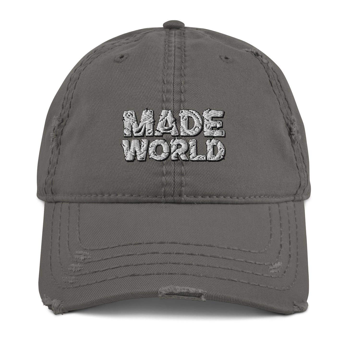 Made World Distressed Dad Hat