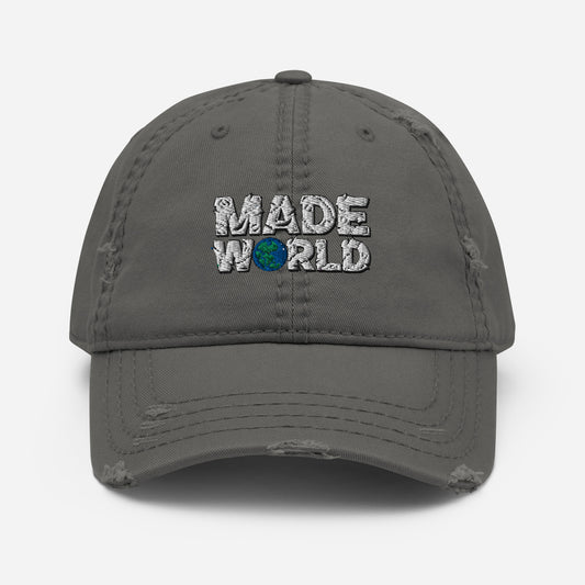 Made World Distressed Dad Hat