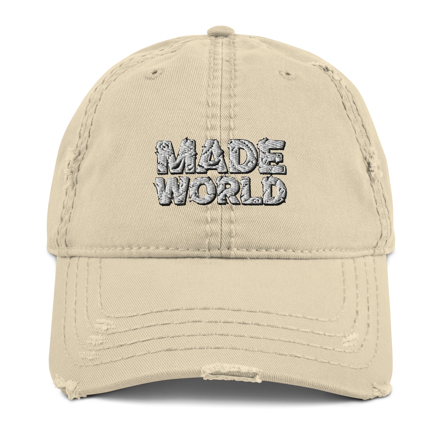 Made World Distressed Dad Hat