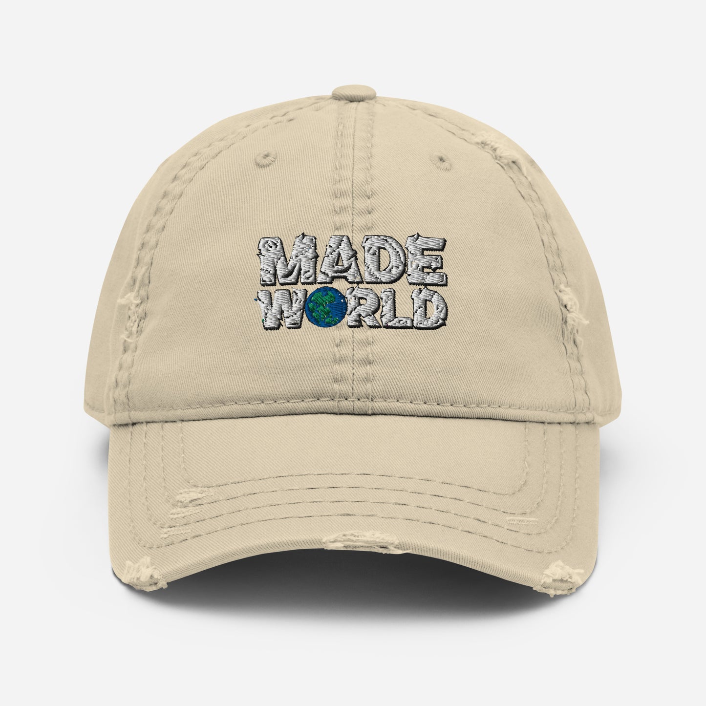 Made World Distressed Dad Hat